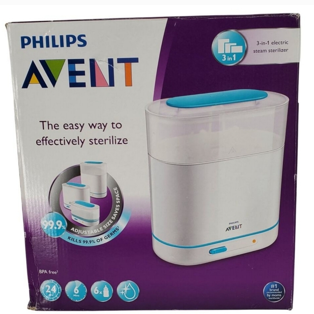 Phlips Avent 3 in 1 Electric Steam Sterilizer New in Box